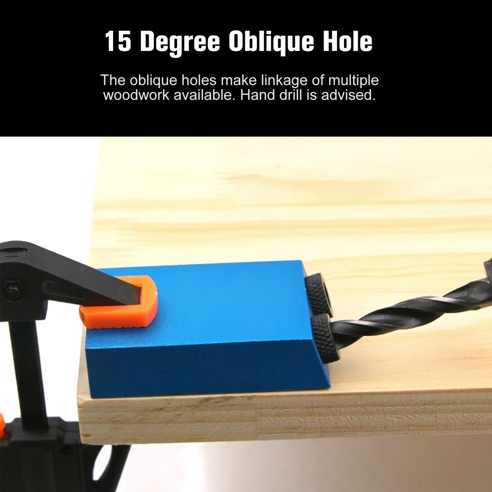 14 Pack Pocket Hole Jig Kit Pocket Screw Jig 15 Degree Dowel Drill Joinery Kit with 6/8/10mm Drive Adapter Pocket Hole Clamp for Carpenters Woodwork Guides Joint Angle Carpentry Locator. 