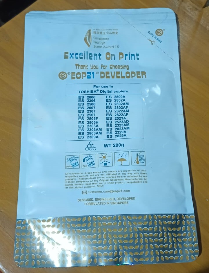 Developer For T-o-s-h-i-b-a E-studio photocopier machine 2006/2306A/2007/2523A/2523ad/2323am/2823a/2829a  Series supporters availavle. 