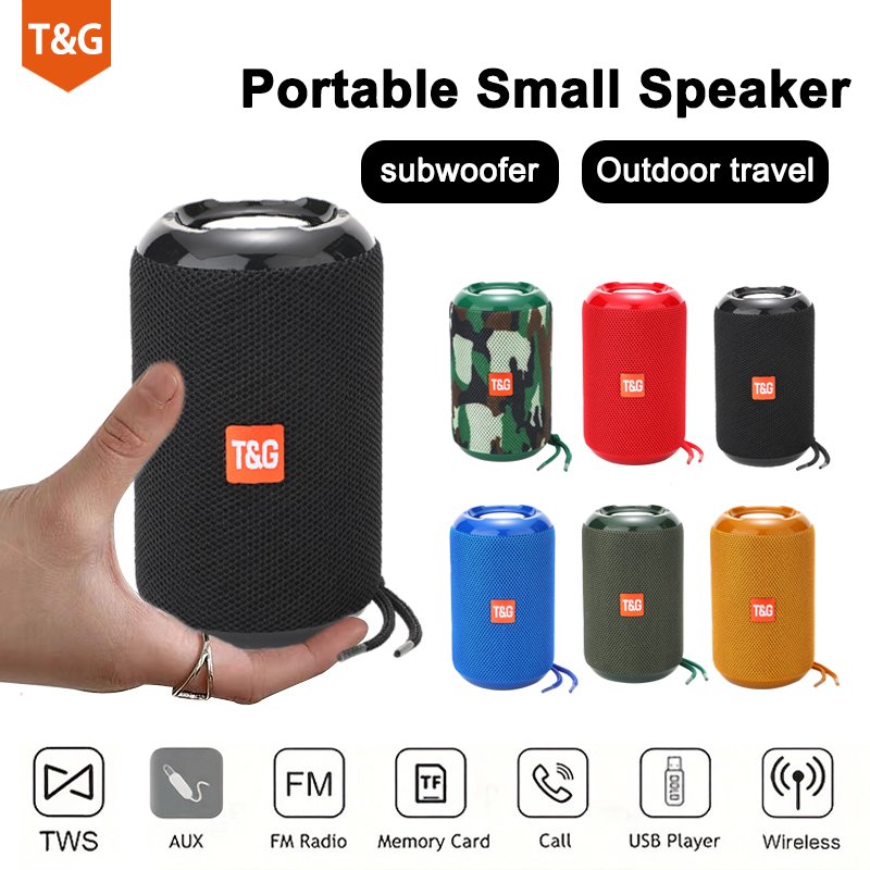 TG264 Portable Bluetooth Speaker Camping/Outdoor/Versatile Stereo Speaker TWS Stereo/Free Call /FM/TF Card/USB Flash Drive