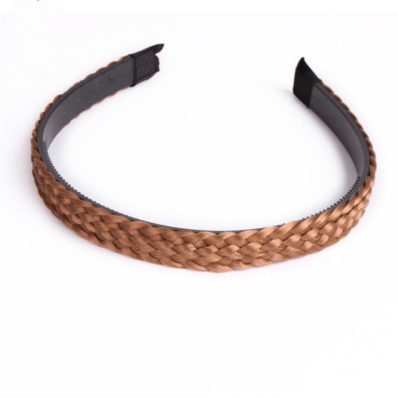 Fried Dough Twist Braid Wig Hair Bands Korean Version Simple Versatile Toothed Nonslip Fishbone