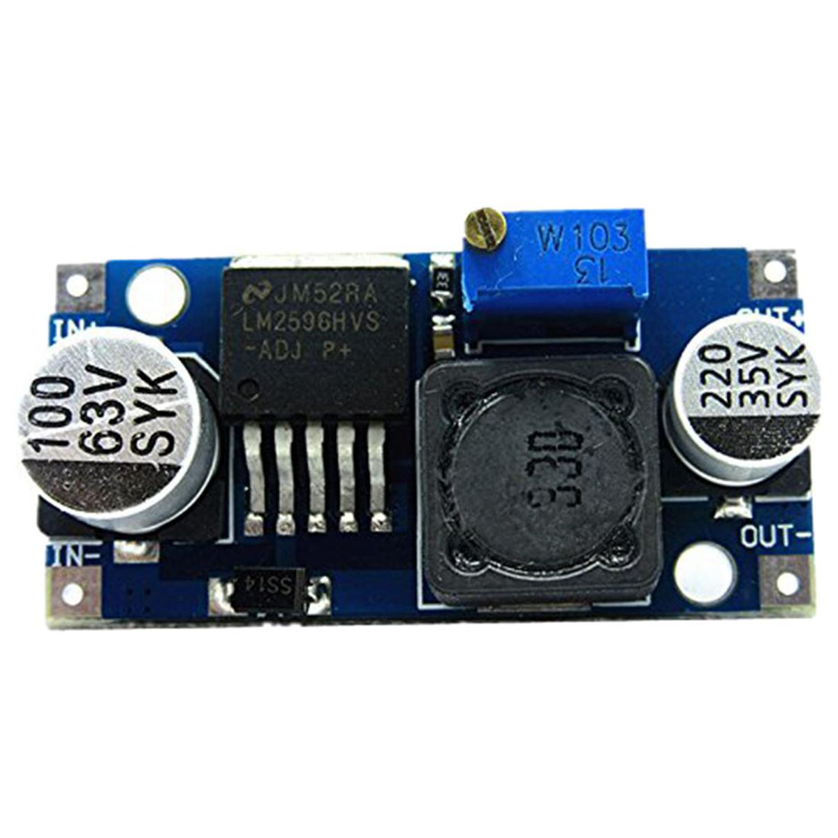 48V adjustable step-down regulator module, DC-DC, LM2596HV input, 4.5-60v power module