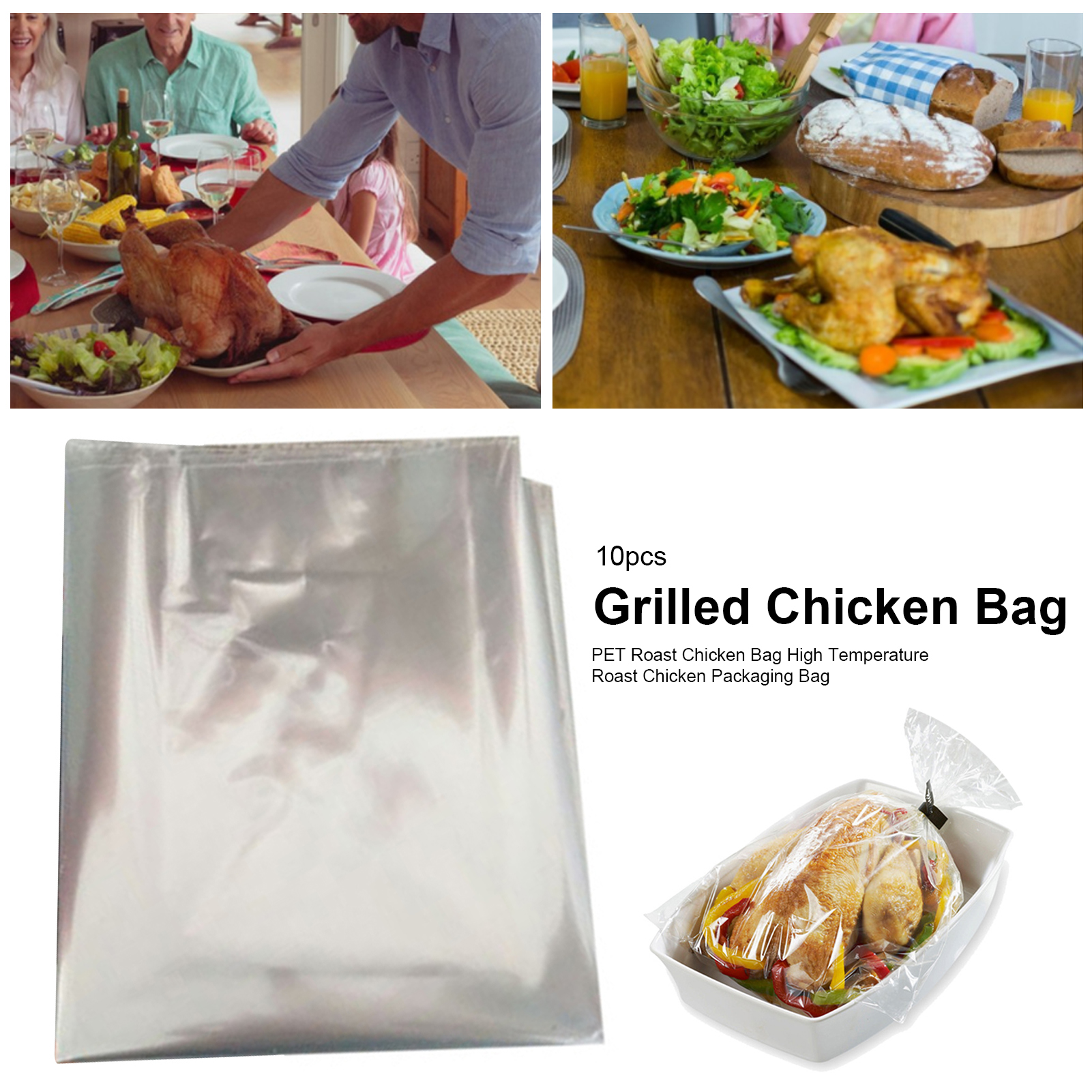 Microwave Oven Bag Food Grade Multipurpose Roast Packaging Bag. 