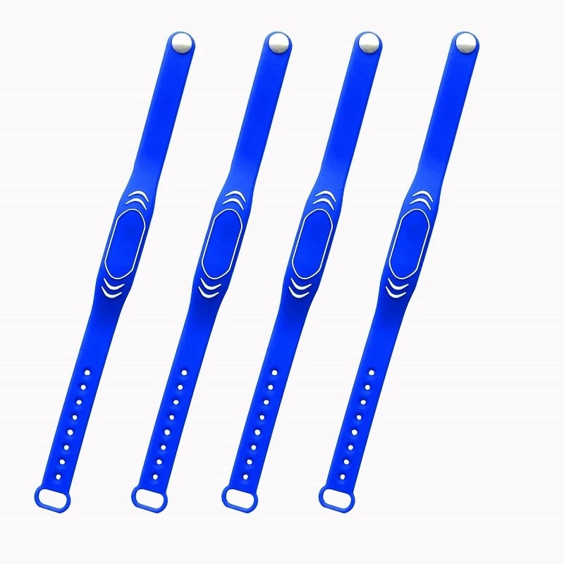 125KHz ID EM4100 Read Only Adjustable Waterproof Wristband RFID Bracelet Wrist Band Bracelet Tag Access Control Card. 