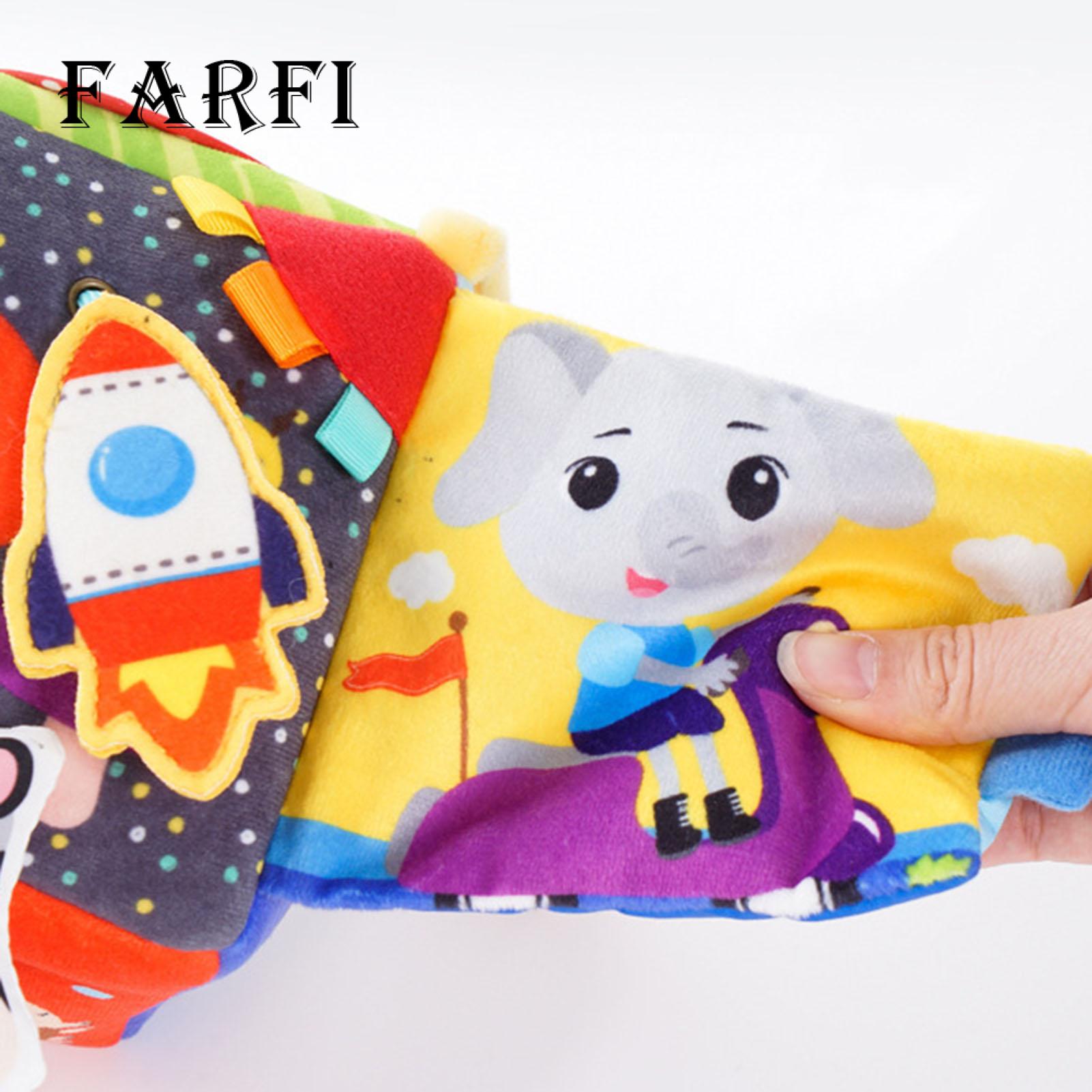 Pulling Fun Baby Toy 7-in-1 Baby Sensory Toys Newborn Tissue Box Toy Infant Pull String Travel Toys Toddler Stroller Crib Hanging Toy Babies Educational Toys for 6-12 Months Boys Girls Baby Shower. 