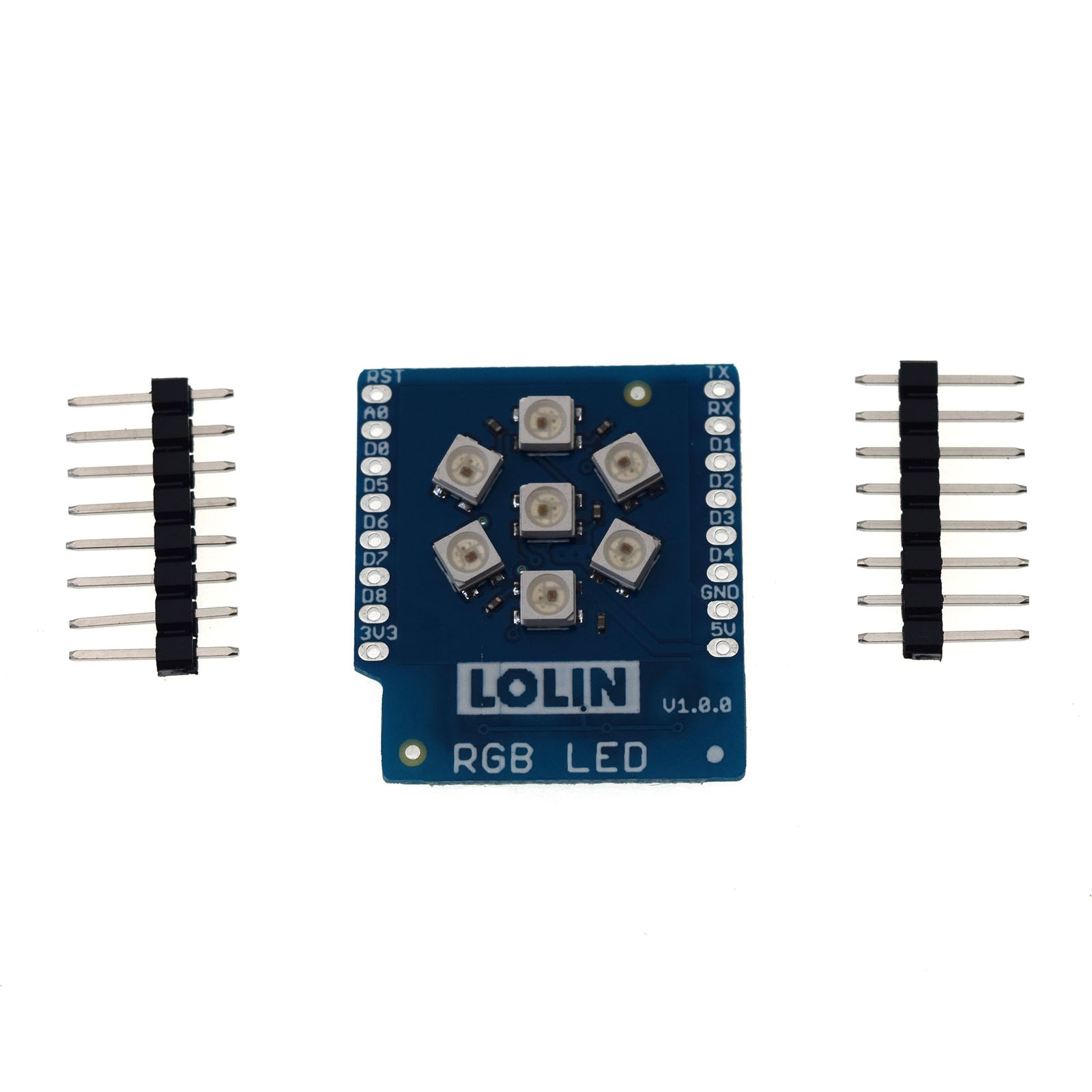 【happy one】RGB LED Shield V1.0.0 for LOLIN D1 mini. 
