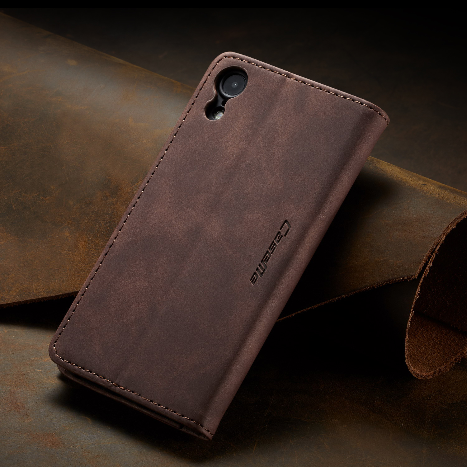 High Quality Retro Magnetic Flip Leather Case For Apple iPhone XR Phone Case Wallet Card Cover. 