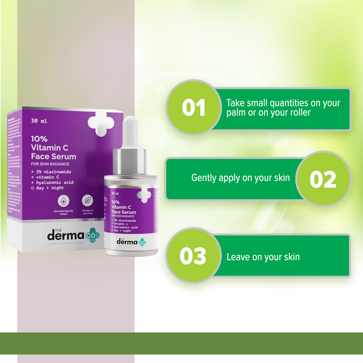 The Derma Co 10% Vitamin C Face Serum with Vitamin C-30 ml( packgaing may vary). 
