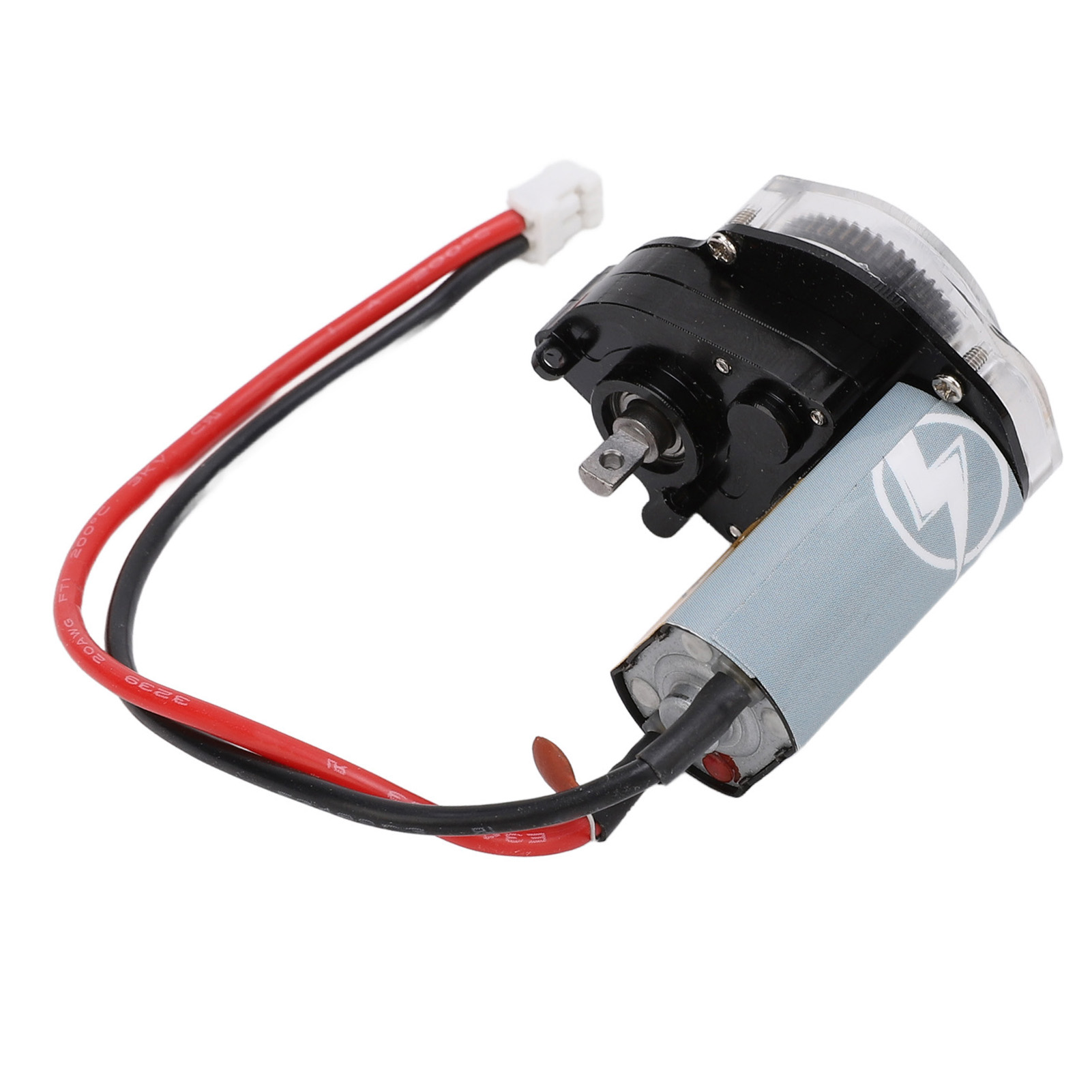 Rc car gearbox rc transmission gearbox rc gearbox replacement rC Gearbox with 050 50T Motor Metal Plastic Transparent Transmission Gearbox for Axial SCX24 1/24 RC Car Upgrade Parts. 