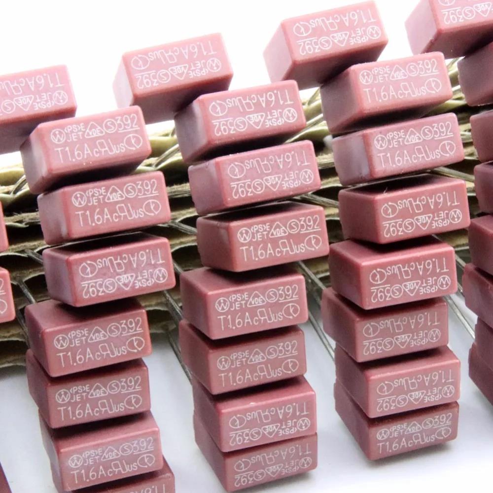 10PCS 392 Square Time Lag Fuse T0.5A T1A T1.25A T1.6 T2A T2.5A T3A T3.15A T4A T5A T6.3A T8A T10A T15A 250V LCD TV Power Board. 