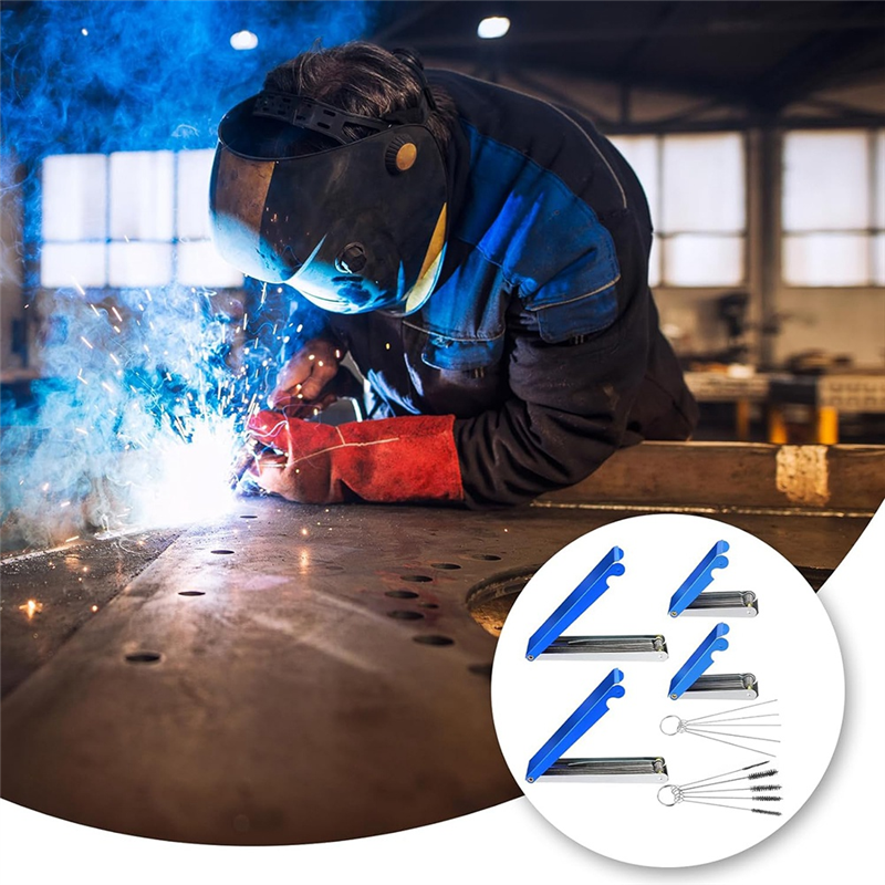 4Pcs Orifice Cleaning Tool, Cutting Torch Tip Cleaner Tool Kit Welding Tip Cleaner Set for Welding Stove Gas Nozzles,B. 