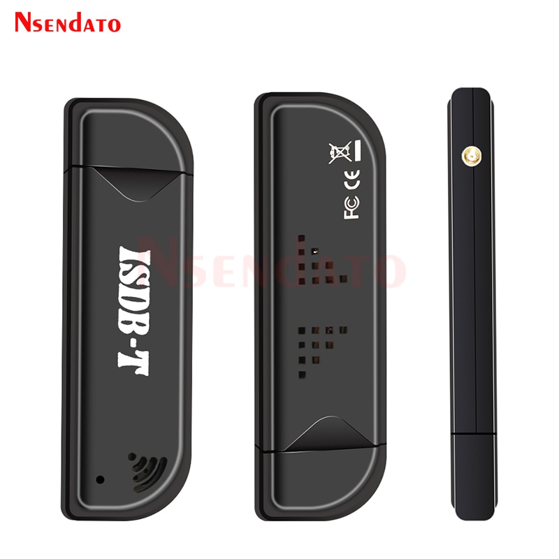 Mini Digital ISDB-T USB2.0 TV HDTV Tuner Stick Receiver Recorder With Remote Control Antenna for Brazil. 