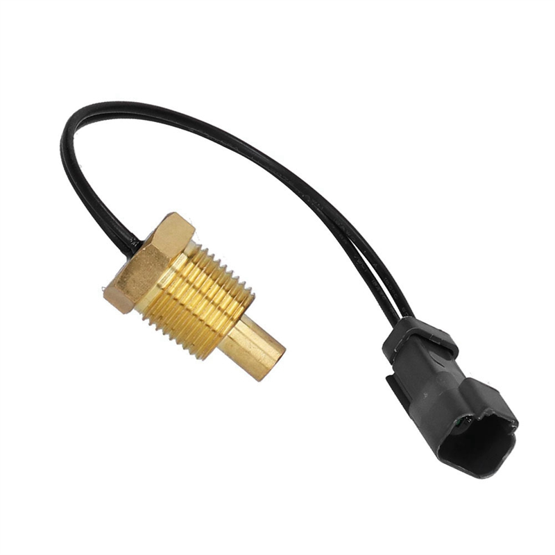 1 PCS Temperature Sensor Assembly Gold & Black 2443106 244-3106 for Caterpillar CAT 414E 416D 416E 416F 420D 420E 420F 422E 422F 424D. 