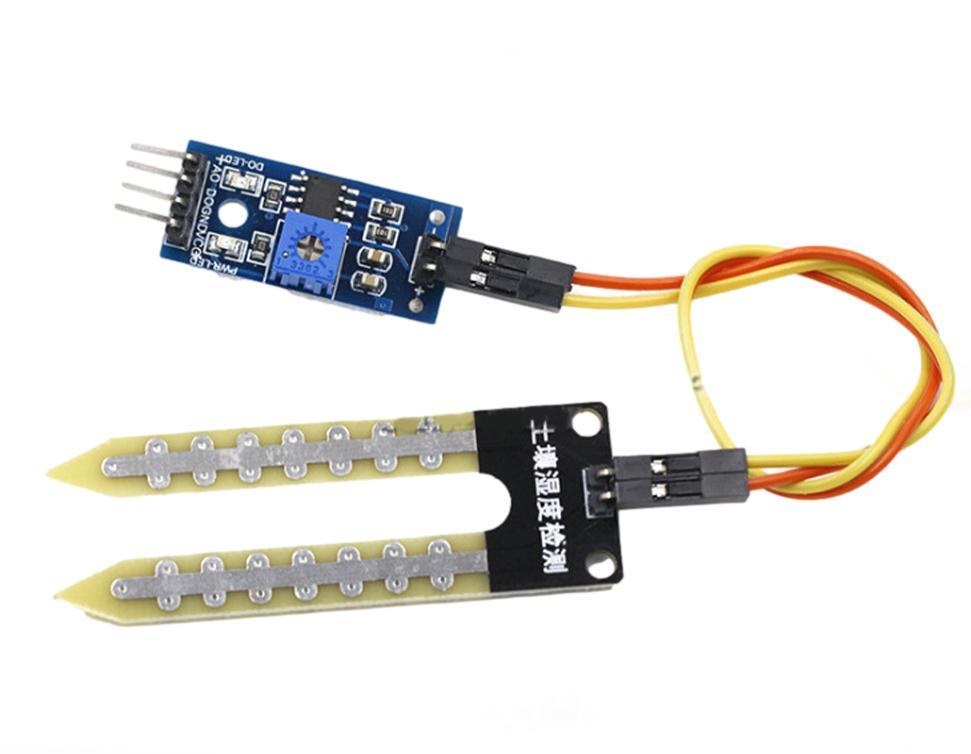 Soil Moisture Sensor And Automatic Watering System For Arduino - Multimeter. 