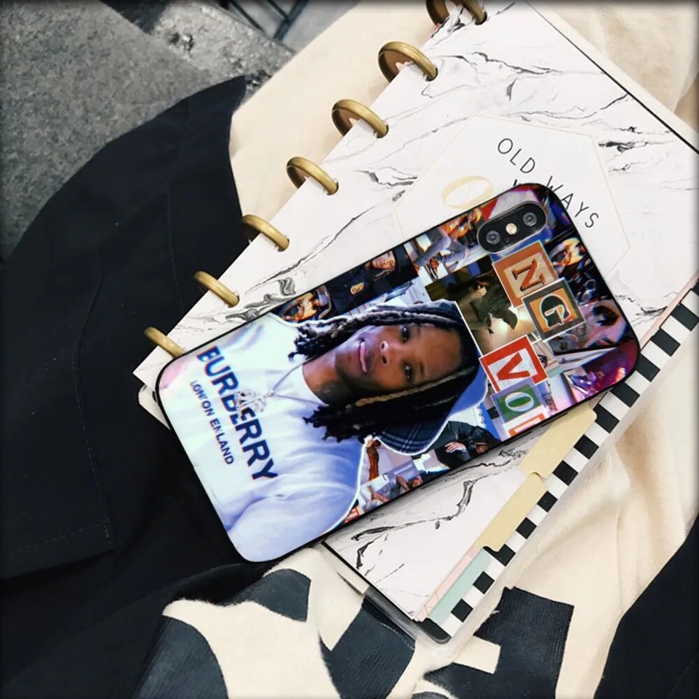 Rapper K-King Von Phone Case for iPhone 15 8 7 6 6S Plus X SE 2020 XR XS 14 11 12 13 Mini Pro Max Mobile Case. 