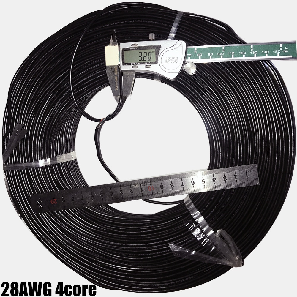【VisioN Shop】UL2547 shielded 2 core 3 core 4 core 5 copper headphone cable audio signal line PVC control cable. 