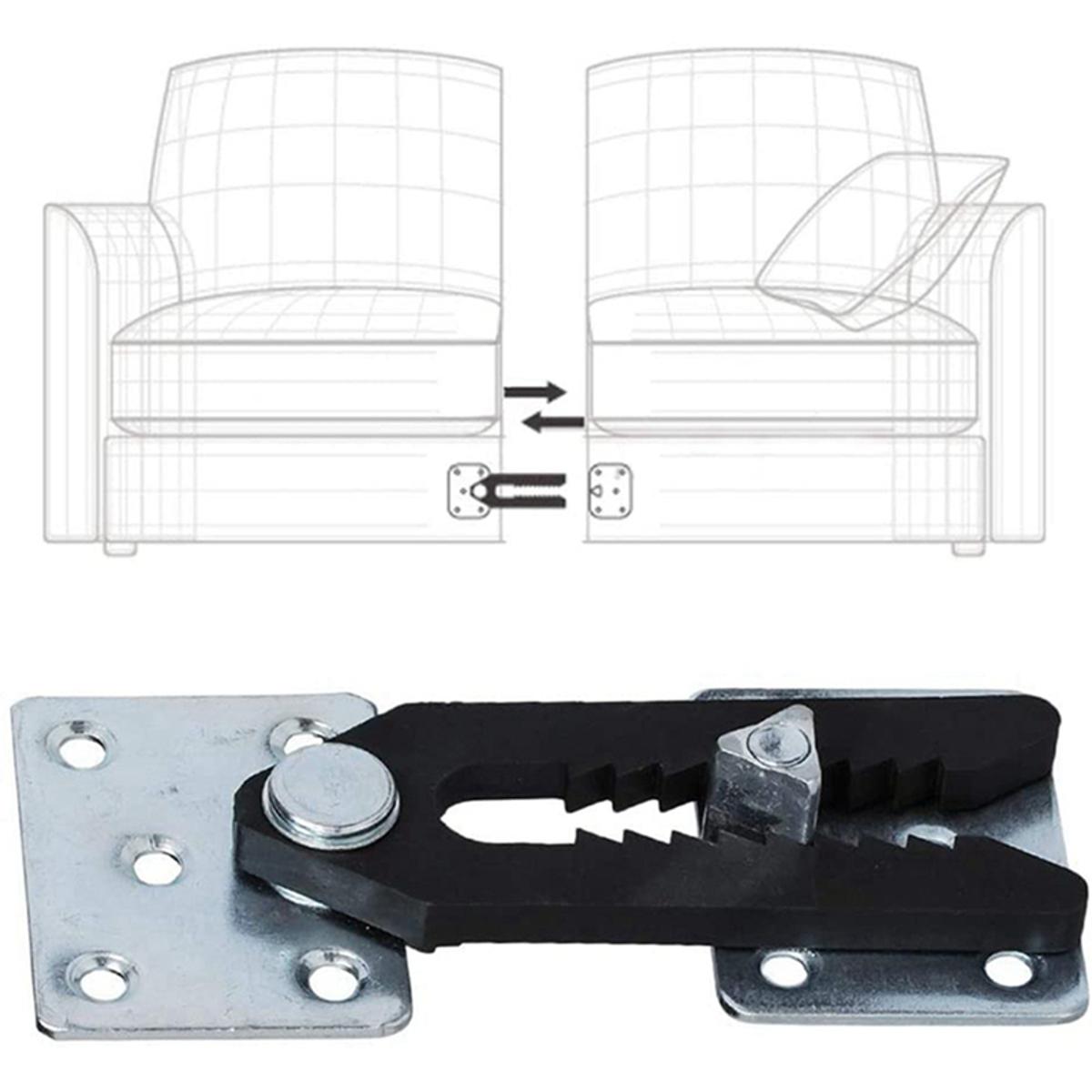 Sofa Couch Sectional Furniture Connector Joint Snap Alligator Style