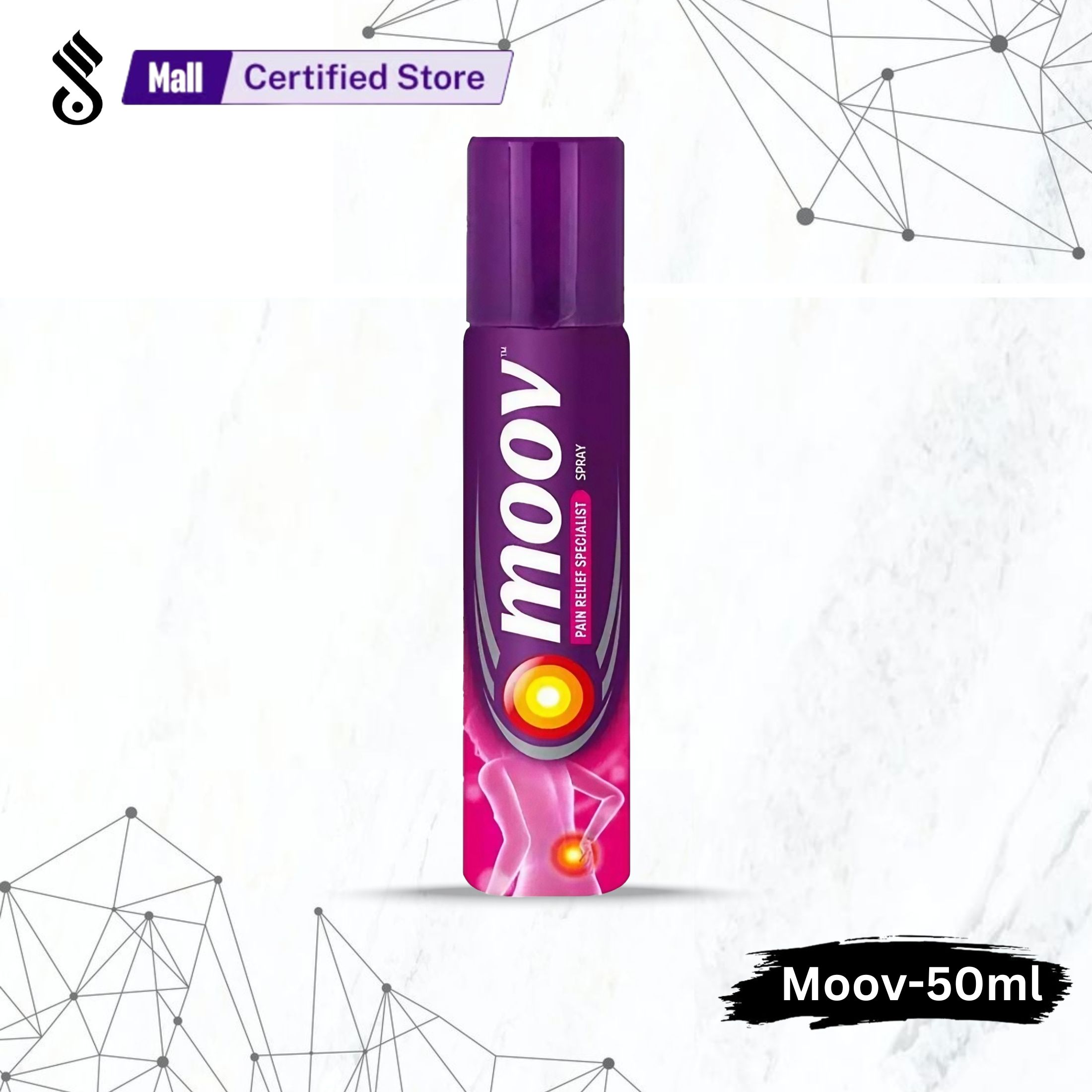 Moov Spray For Fast Pain Relief Rapid Spray 50ml / 150ml. 