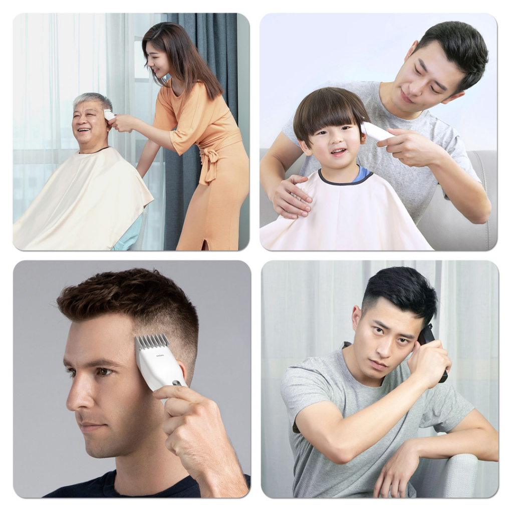 Xiaomi Enchen Boost Trimmer Washable Long Battery Backup 1 Hour Charge Up to 3 Months Use One Button Lock 07-21mm length Adjustment Two Speed Control Low Noise Hair Trimmer With Type-C Charger. 