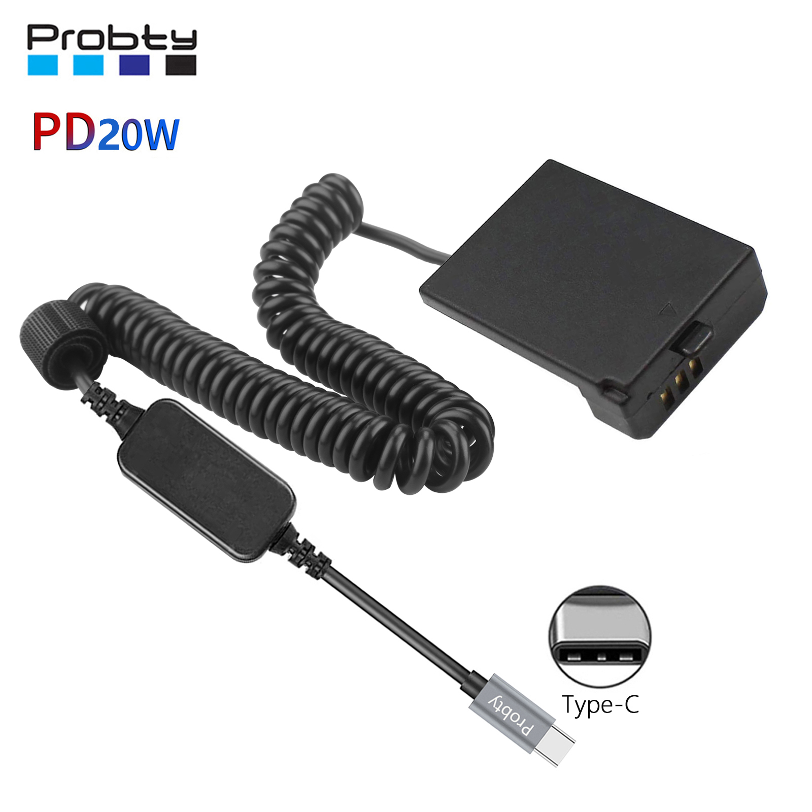 Type-C To LP-E10 LP E10 ACK-E10 DR-E10 Dummy Battery for Canon EOS T6 T5 T3, Kiss X50 X70 X80 X90, EOS 1100D 1200D 1300D 1500D
