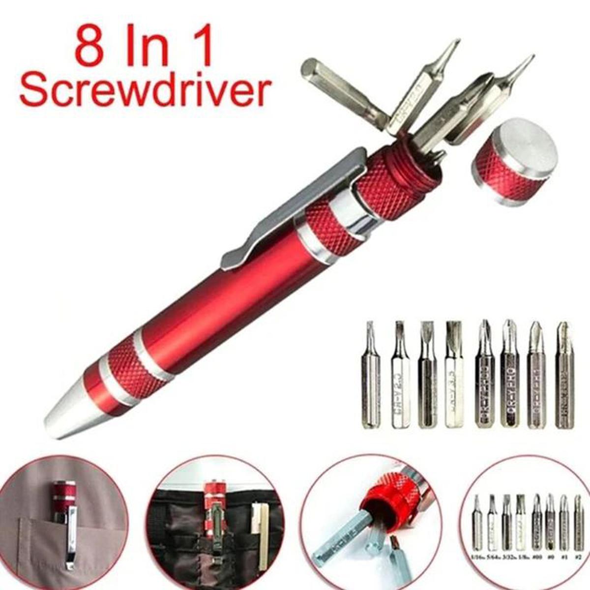 Multifunctional 8-1 Pocket Screwdriver -Screw Driver Set