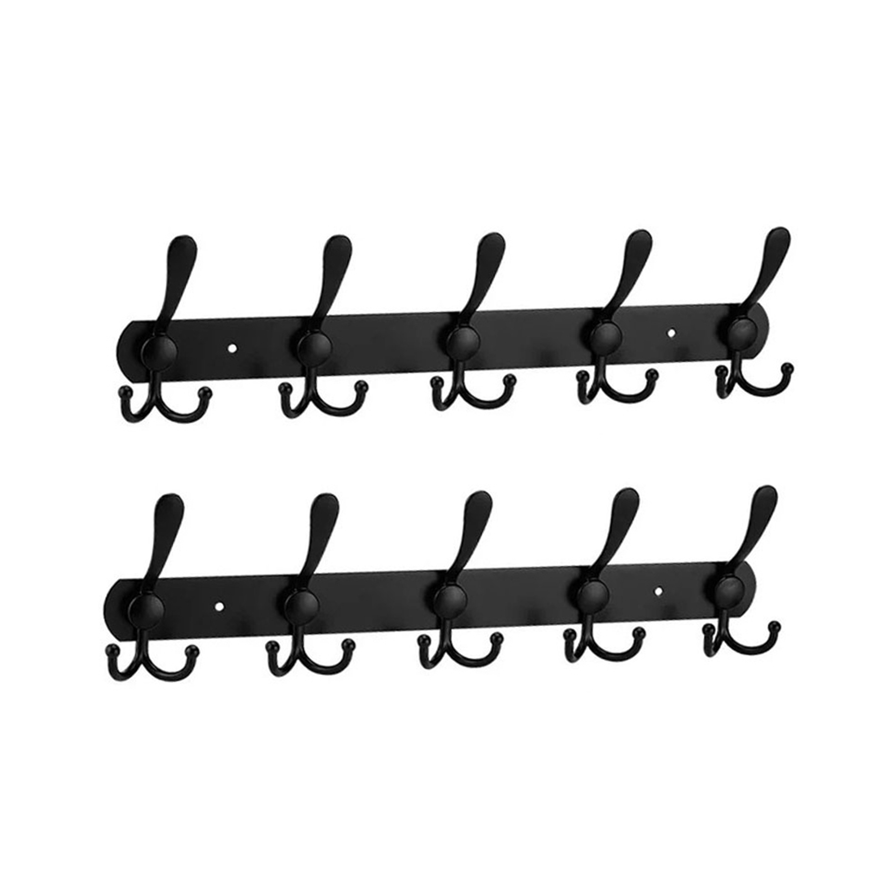 2Pcs Coat Hooks for Wall - Stainless Steel Coat Racks- Heavy Duty Coat Hooks Wall Mounted - Coat Hanger for Clothes-B