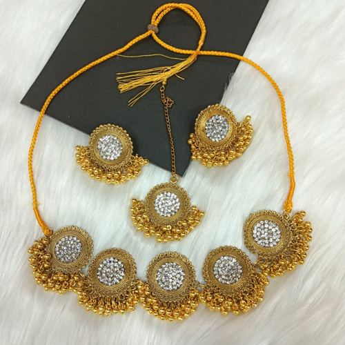 Pearl Jewelry Choker Necklace Gold 