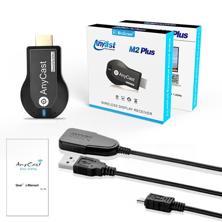 Anycast 4K 60fps Miracast Any Cast Wireless for DLNA AirPlay Mirrorscreen TV Stick Wifi Display Dongle Receiver for IOS Android. 