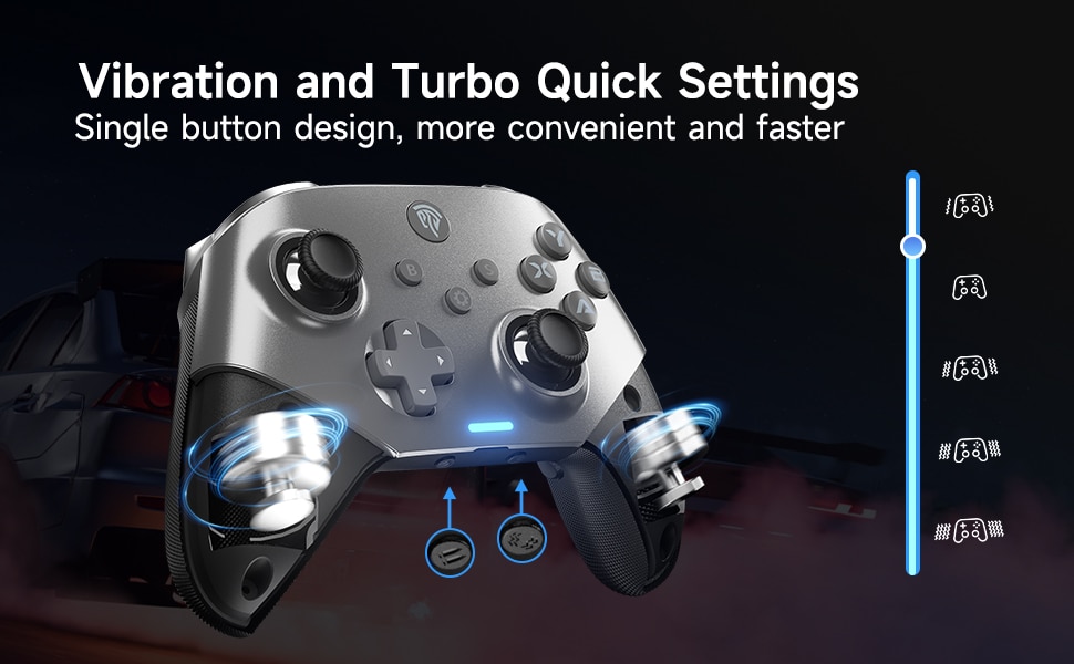 EasySMX X10 Wireless Joystick Controller, Mechanical Gamepad for PC, iOS, Android Phone, Steam, Nintendo Switch, Smart TV. 