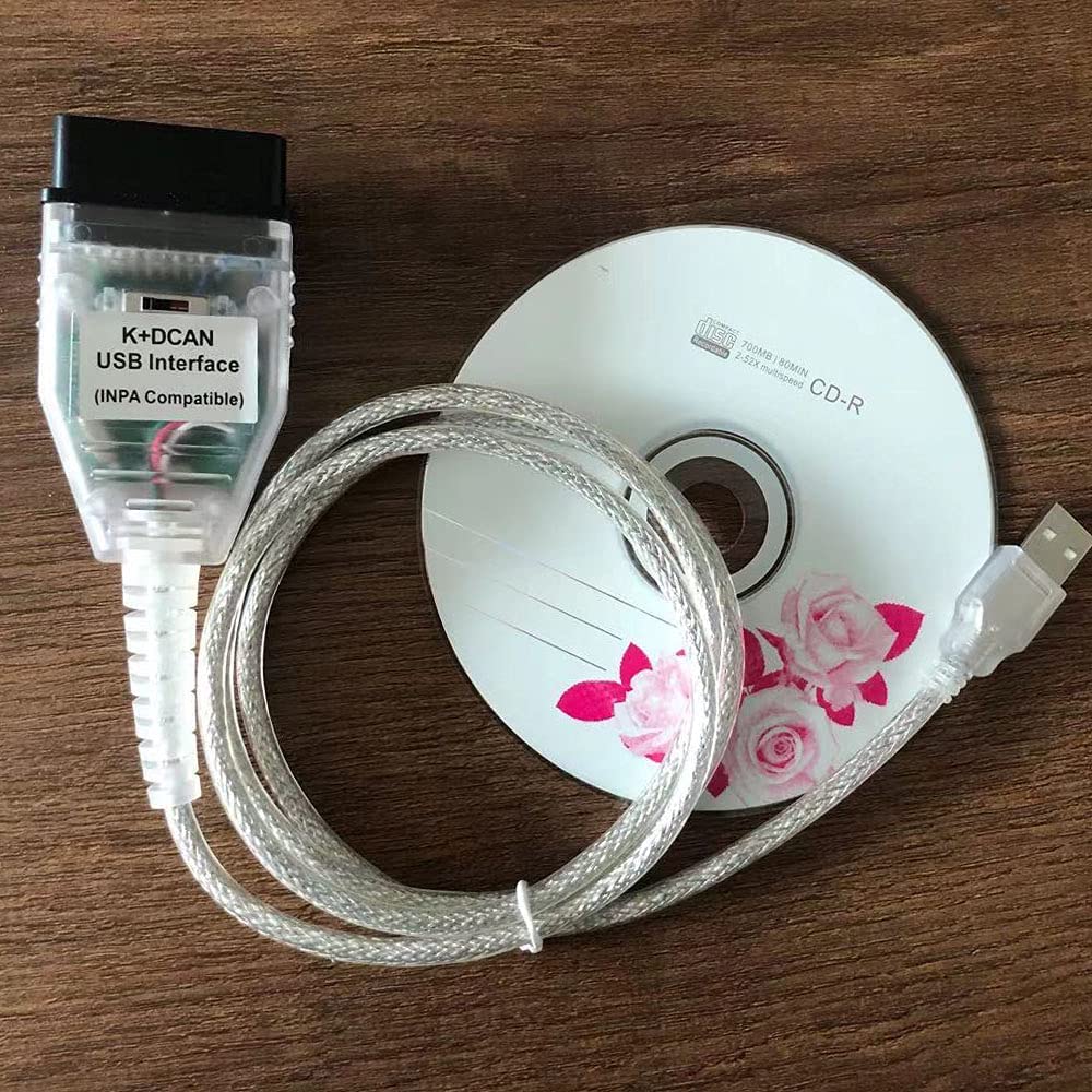USB K + DCAN Interface INPA Cable Full Diagnostic Switch for BMW from 1998 to 2013. 