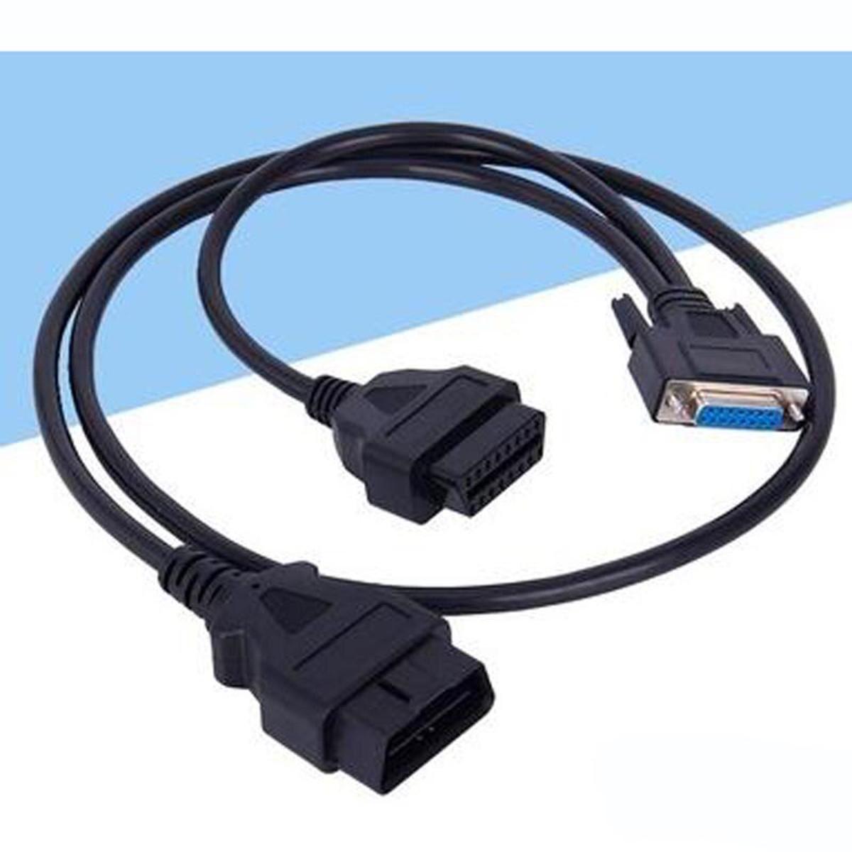 111CM OBD16Pin To DB 15 Pin Serial rt Extension Line Male 16 Pin DB 15pin Obd2 Connector 15 Pin Female Car Obdii Cable Adapter