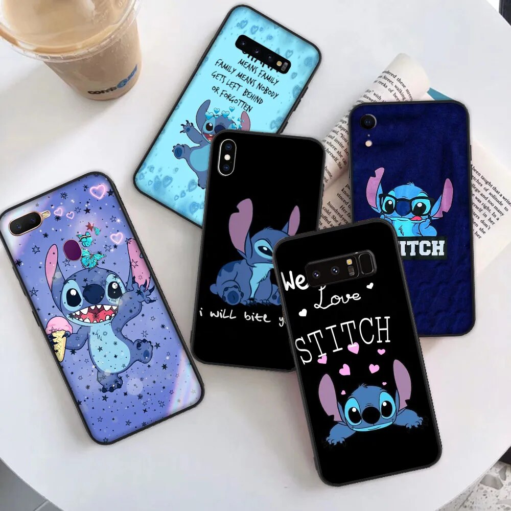 Black Case for Xiaomi POCO C3 C40 Redmi 10C 10A Note Mi 10 10t 10S Pro 5g Cover Z-46 Stitch. 