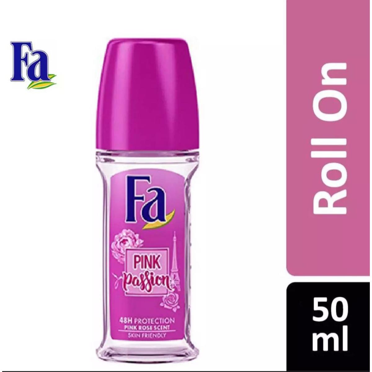Deodorant Roll On Fa Pink Passion Floral Fragrance - 50ml