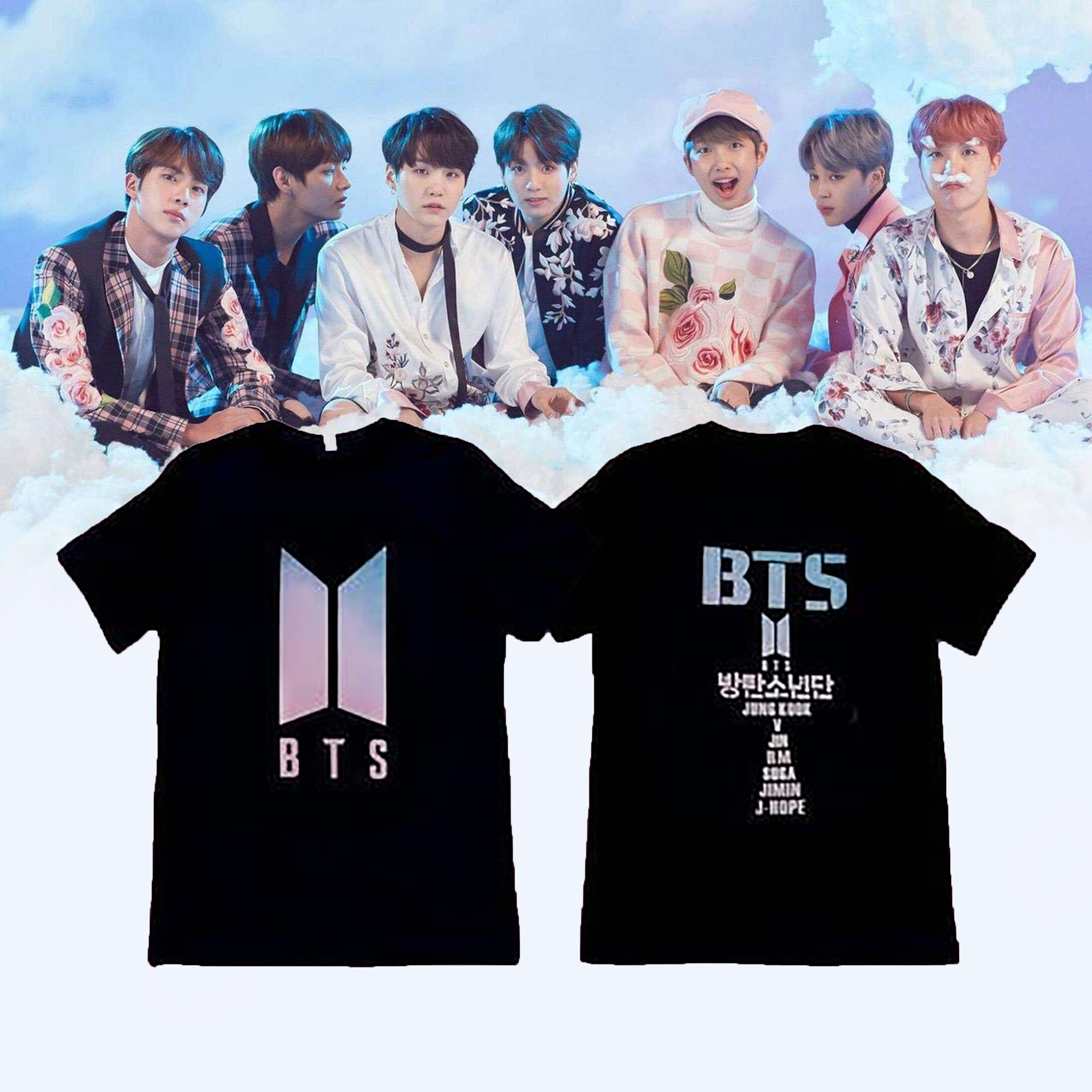Show Your Love for the K-Pop Sensation BTS with GROUP Unisex T