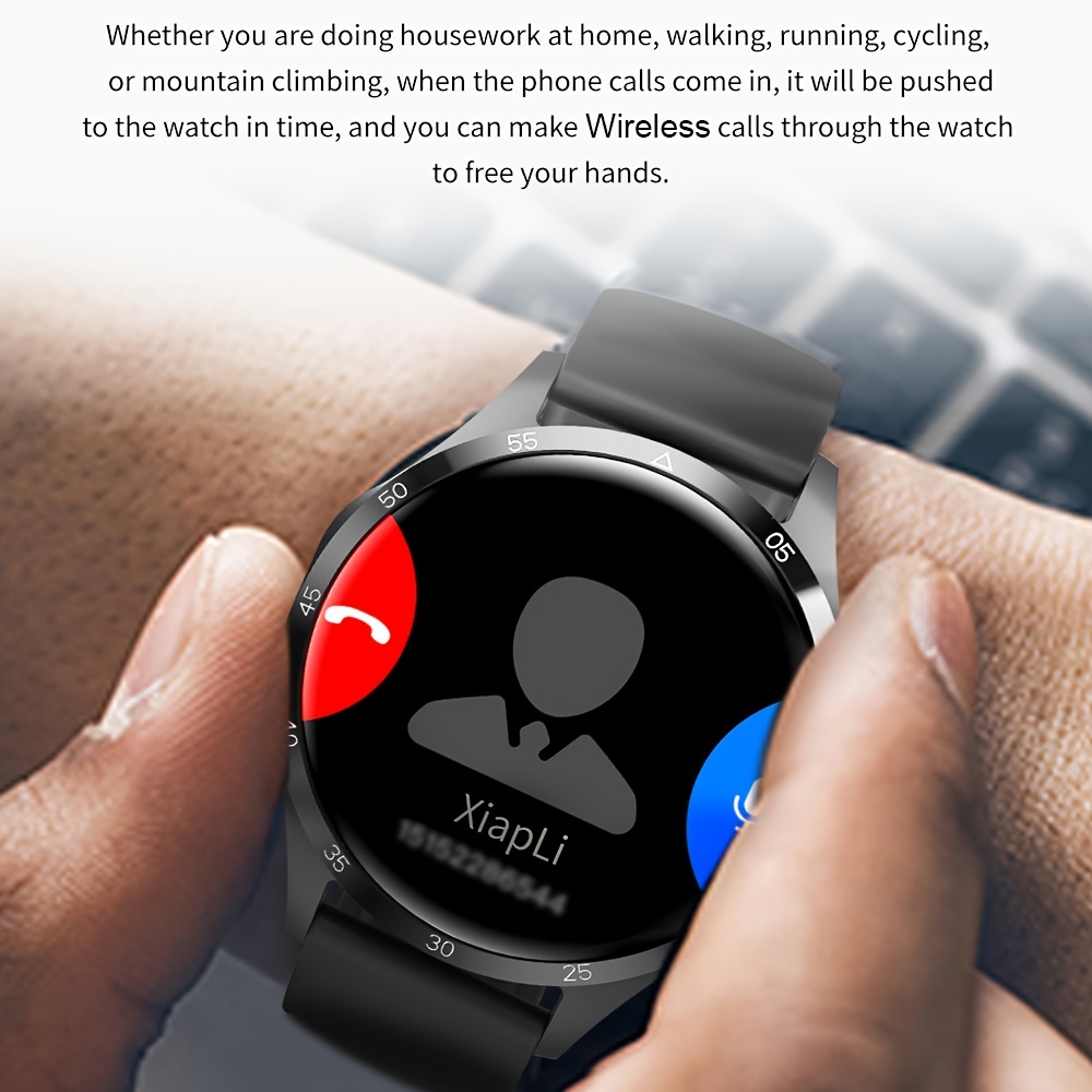 Valentine's Essential: ONEGRA GT4 Pro Smartwatch - Waterproof, Wireless Charging, HD Call & Fitness Tracker for the Active Man. 