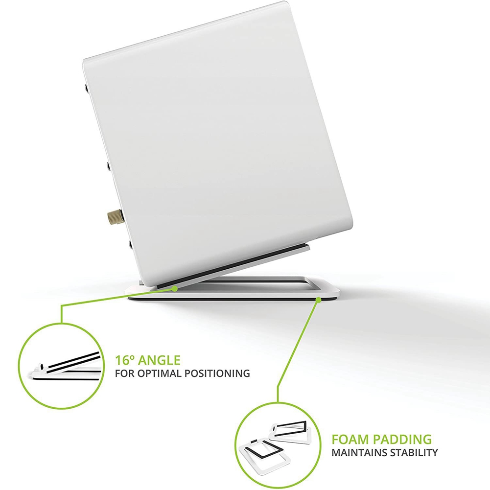 Desktop Speaker Stand Metal Audio Bracket Tabletop Holder for Kanto'S YU4 Active Speaker & Similar Size Speaker. 