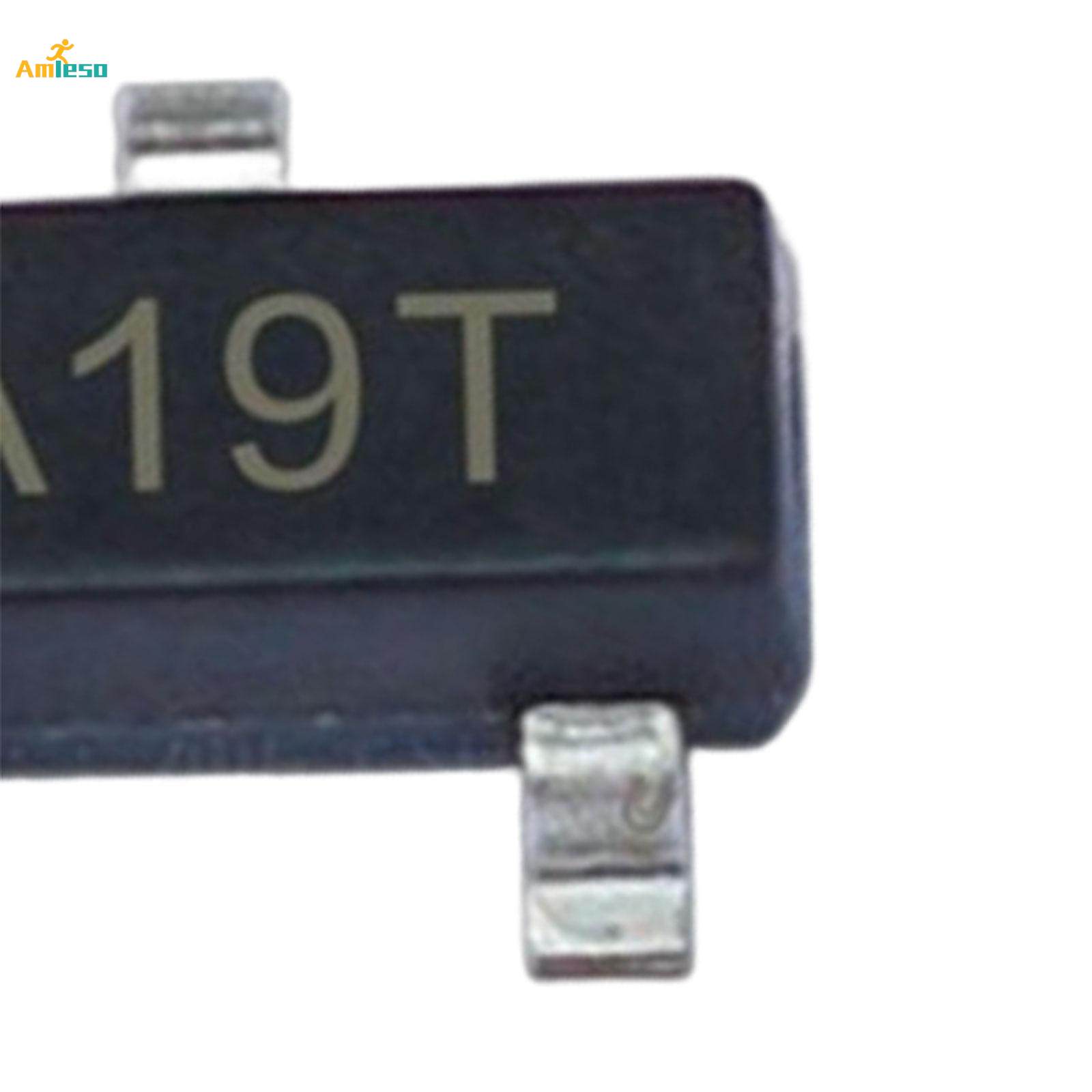 100 Pieces AO3401 Field Effect Transistor A19T Sot-23 Low Power Dissipation. 