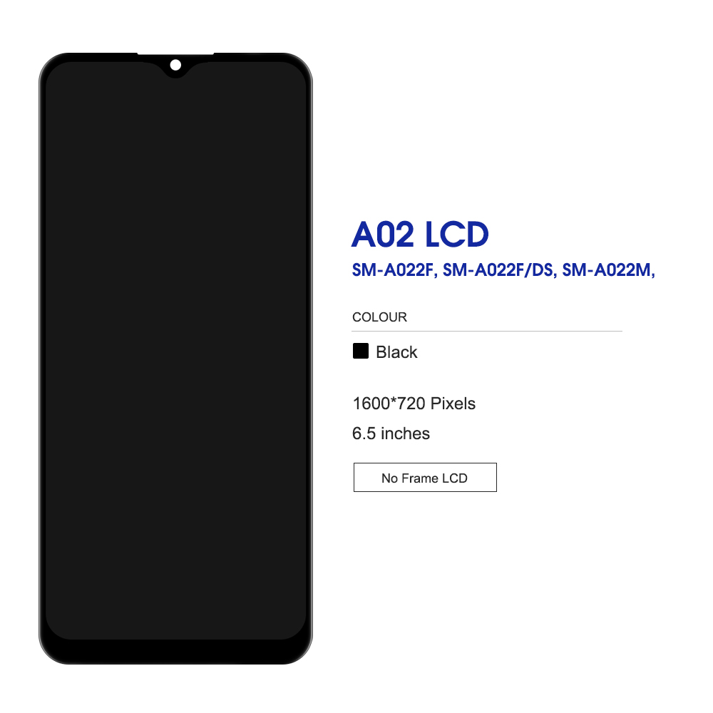 LCD For Samsung Galaxy A02 A022 M02 M022 Display Touch Screen Assembly Replacement Parts Digitizer. 