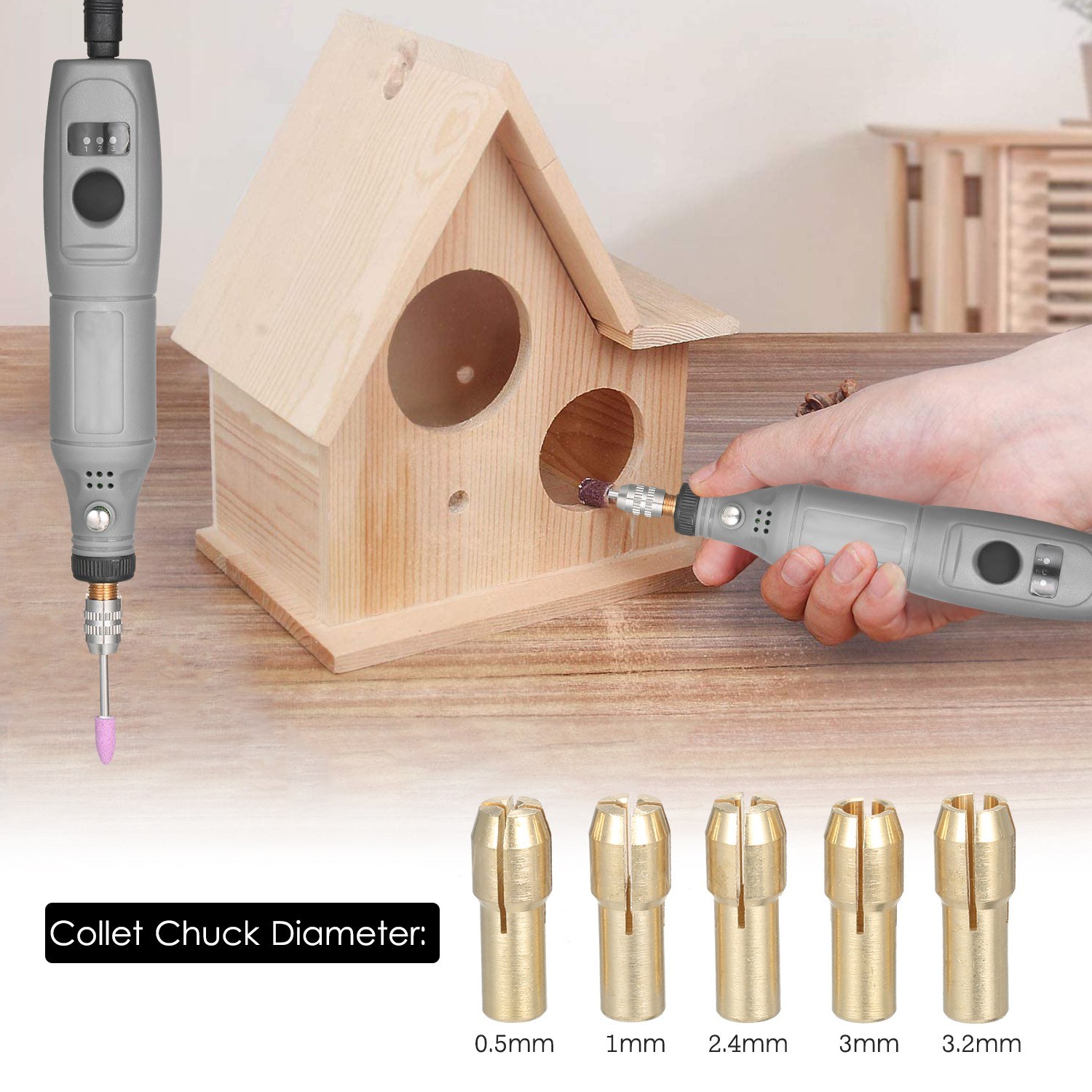 DIY Creation Helper for Mini Electric Grinding Machine - #5. 