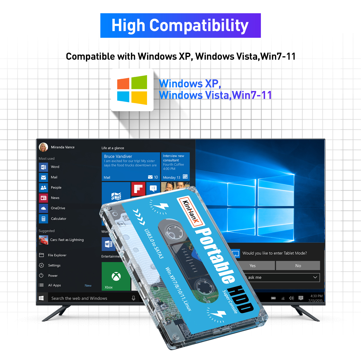 Super Console Batocera 500G External Hard Drive Disks Built-in 110000 Retro Games For PS2/PS1/PSP/SS HDD For PC Laptop Computer. 