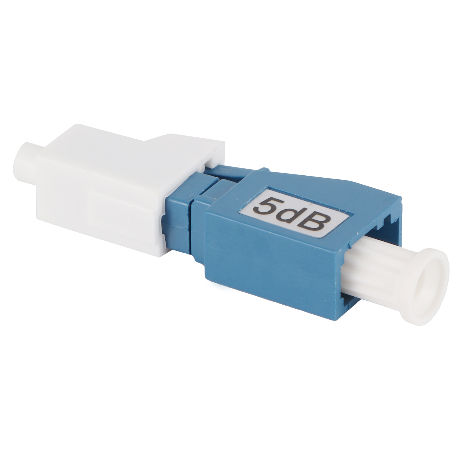 LC/UPC‑5DB Optical Fiber Attenuator Connector Single‑Mode Male Female Adapter. 