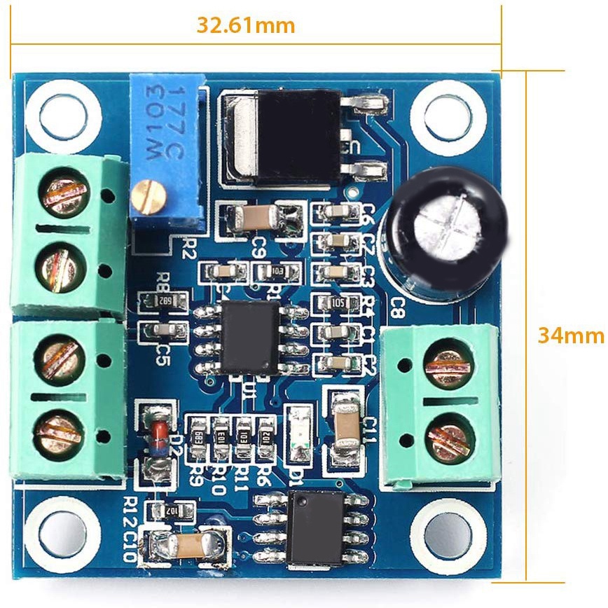Voltage Converter 0 1KHz to 0 10V Digital to  og Voltage Signal Conversion Module. 