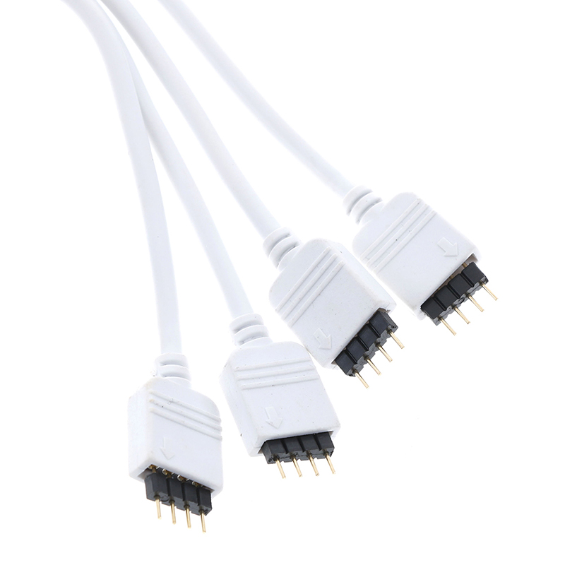 4 Pin RGB Led Connector Cable 1 to 3 RGB 4 Pin LED Extension Splitter Cable Encounter. 