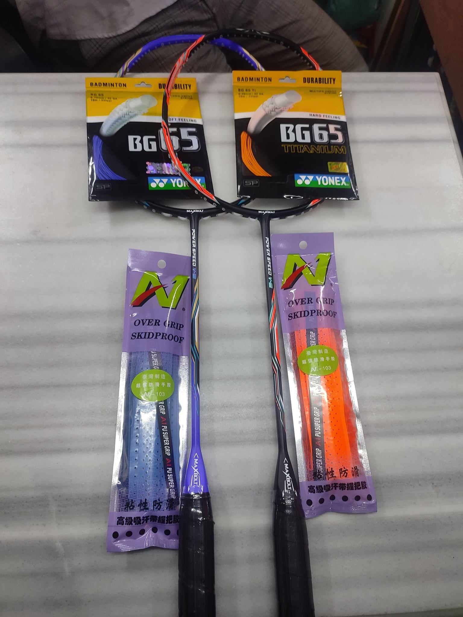 Malaysia Imported Maxbolt Badminton Racket Bat - Imported From Malaysia, This Maxbolt Badminton Racket Bat Ensures Top-Notch Quality And Performance On The Court.. 
