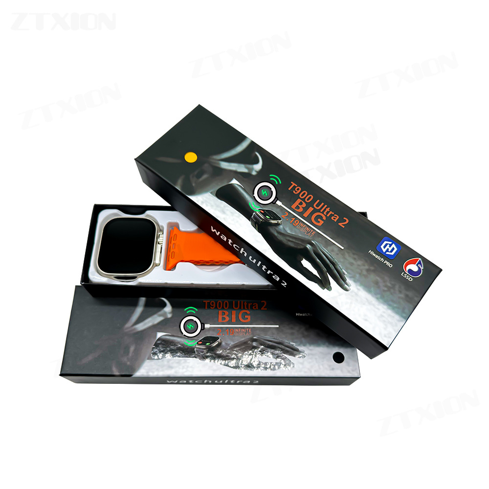 The new T900 Ultra 2 Hiwatch Pro APP smart watch Huaqiang North Dynamic Island touch screen gestures