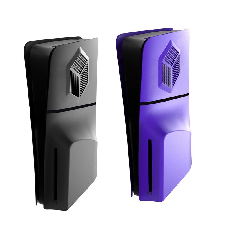 Face Plates for PS5 Slim Disc Edition Console Cover Faceplate Cooling Vents Side Panel Skin Shell Game Replacement Parts.