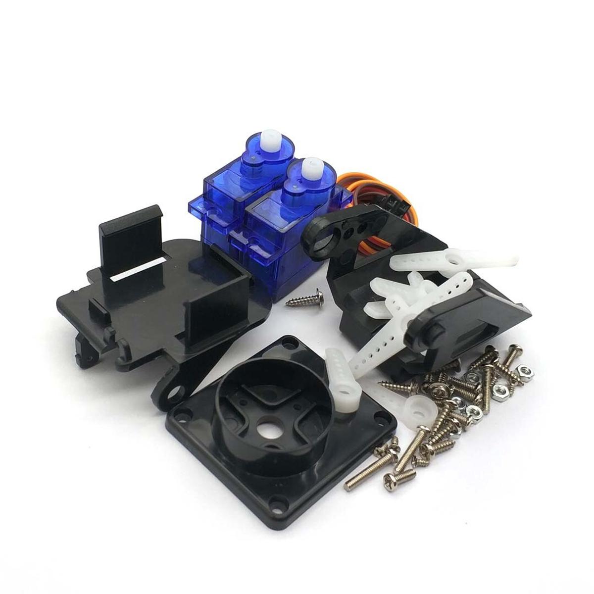 【DM bag factory Store】1 Set Pan/Tilt Camera Platform Anti-Vibration Camera Mount For Aircraft FPV + 2 Pcs SG90 9g Servo