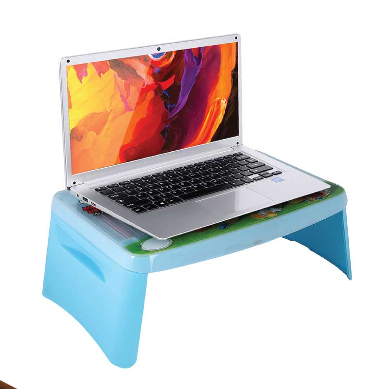 Baby kids FOLDING Plasticd Desk table Laptop Desk Bed Desk Reading Notebook Desk Table for Study For Baby Kids And Student Table (Folding Plastic Table) (Multi Colour). 