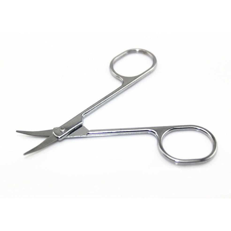 【Atoztide Store】Nose Hair Eyebrow Cutter Steel Makeup Scissors