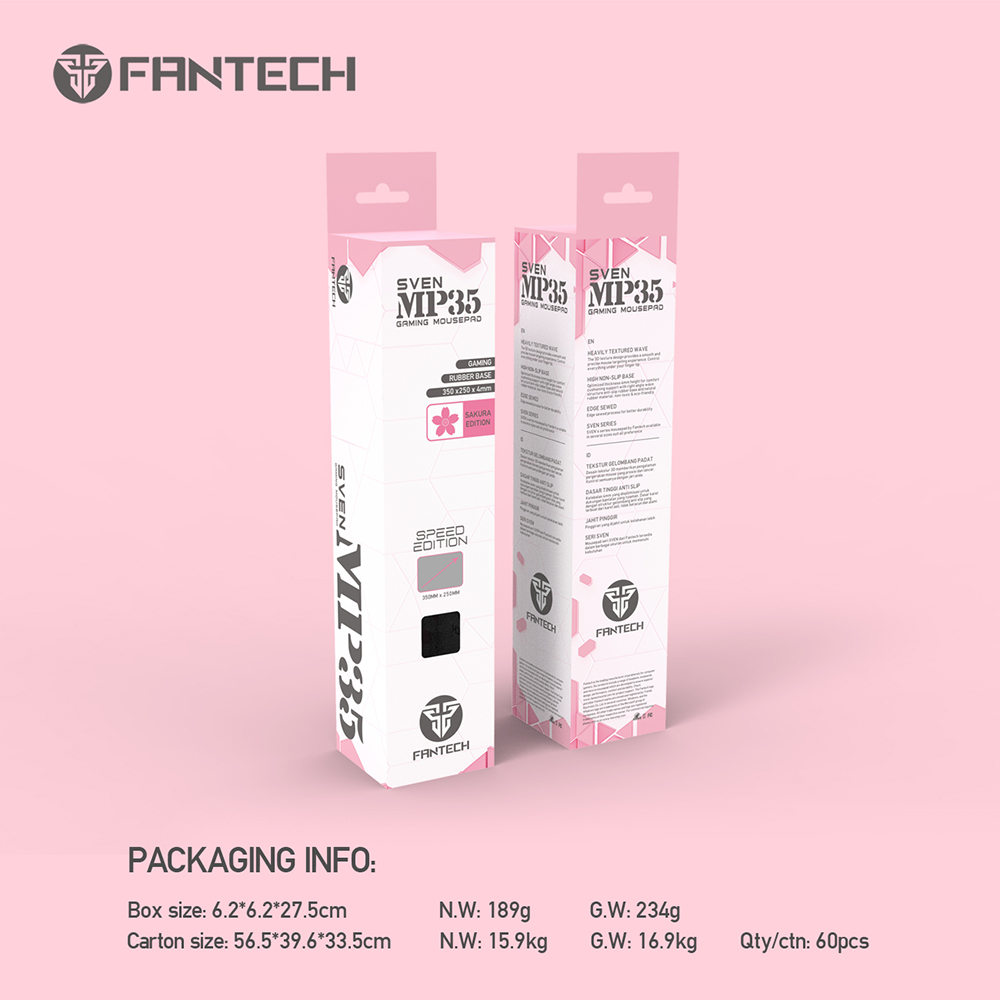 FANTECH GAMING MOUSE PAD MP 35 SAKURA EDITION. 