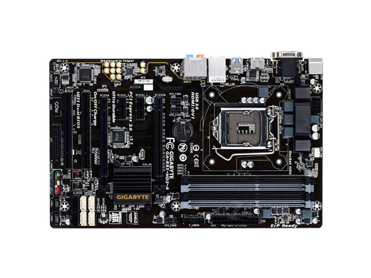 GIGABYTE B85-HD3-A(rev.1.0) Motherboard Intel B85 LGA 1150 DDR3 32GB ATX